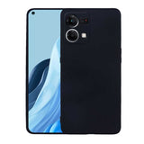 Oppo Reno 7 4G Kılıf Zore Premier Silikon Kapak Siyah
