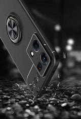 Oppo Reno 7 4G Kılıf Zore Ravel Silikon Kapak Siyah