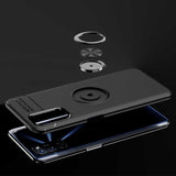Oppo Reno A52 Kılıf Zore Ravel Silikon Kapak Kırmızı