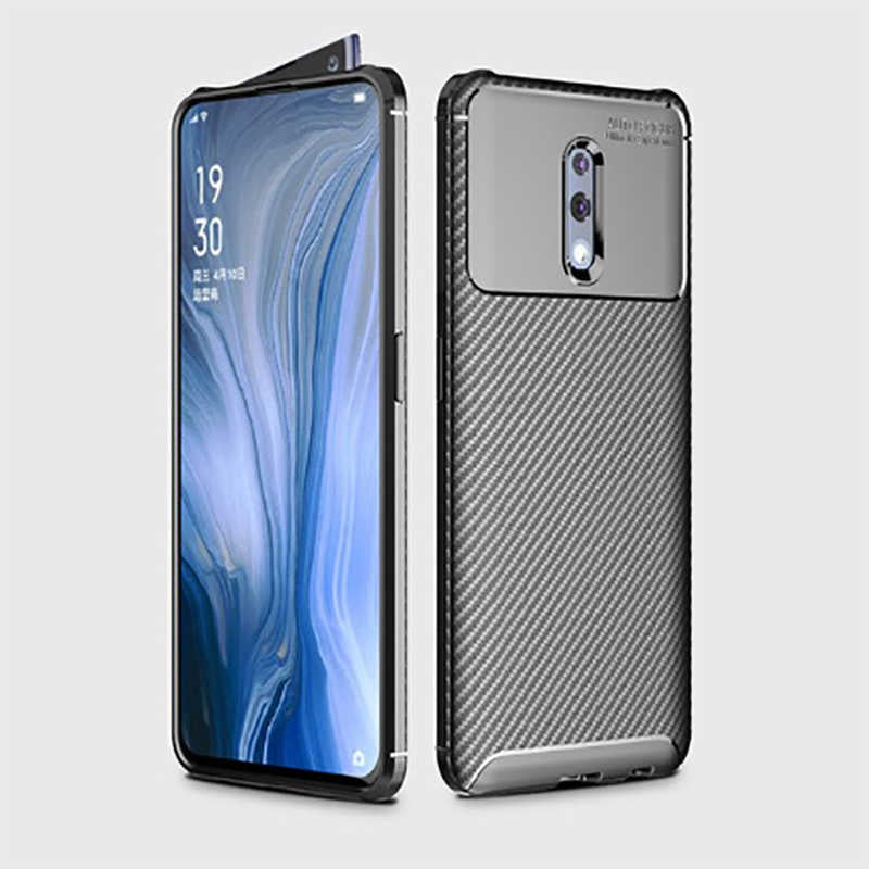 Oppo Reno Kılıf Zore Negro Silikon Kapak Siyah