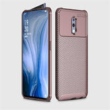Oppo Reno Kılıf Zore Negro Silikon Kapak Lacivert