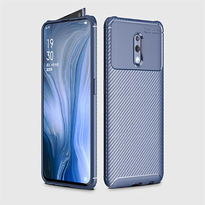 Oppo Reno Kılıf Zore Negro Silikon Kapak Siyah