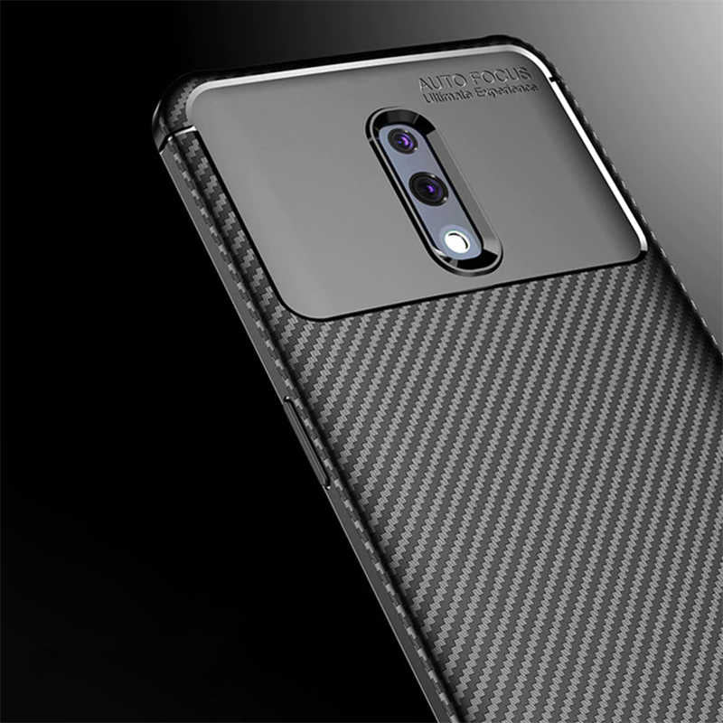Oppo Reno Kılıf Zore Negro Silikon Kapak Siyah