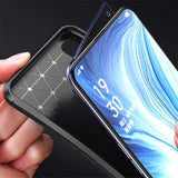 Oppo Reno Kılıf Zore Negro Silikon Kapak Siyah