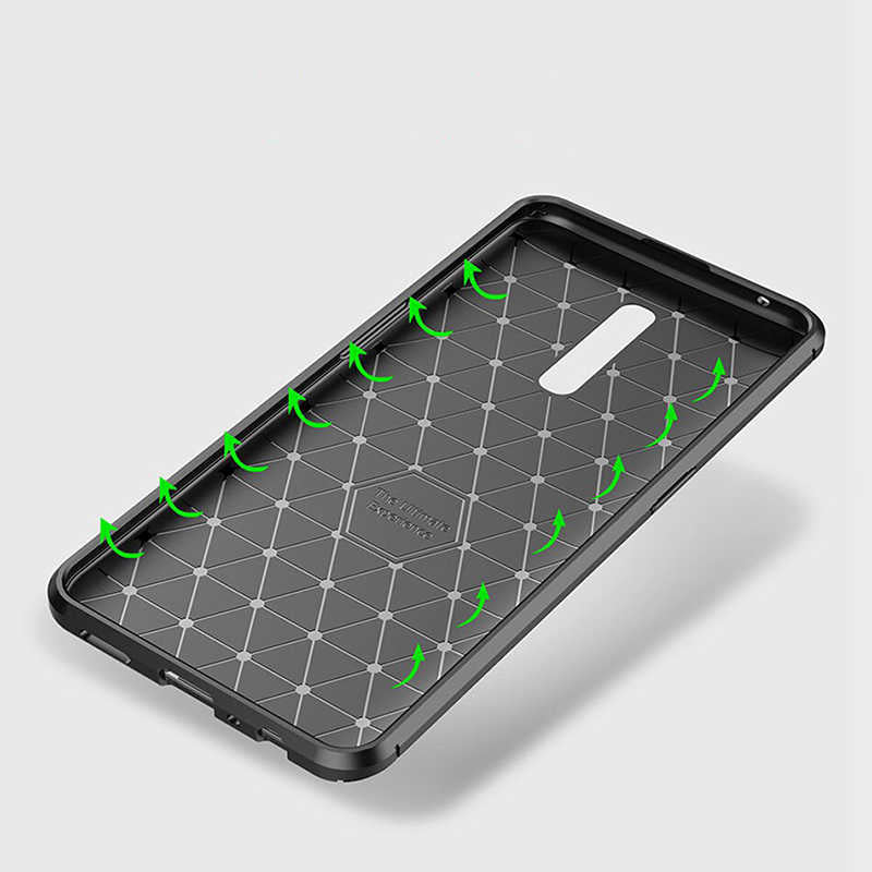 Oppo Reno Z Kılıf Zore Negro Silikon Kapak Siyah