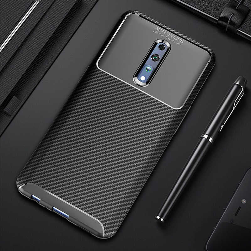 Oppo Reno Z Kılıf Zore Negro Silikon Kapak Siyah