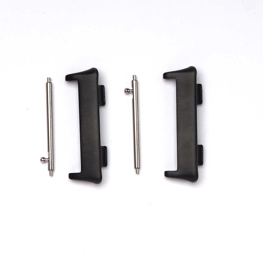 Oppo Watch 41mm 20mm Metal Kordon Dönüştürücü Siyah