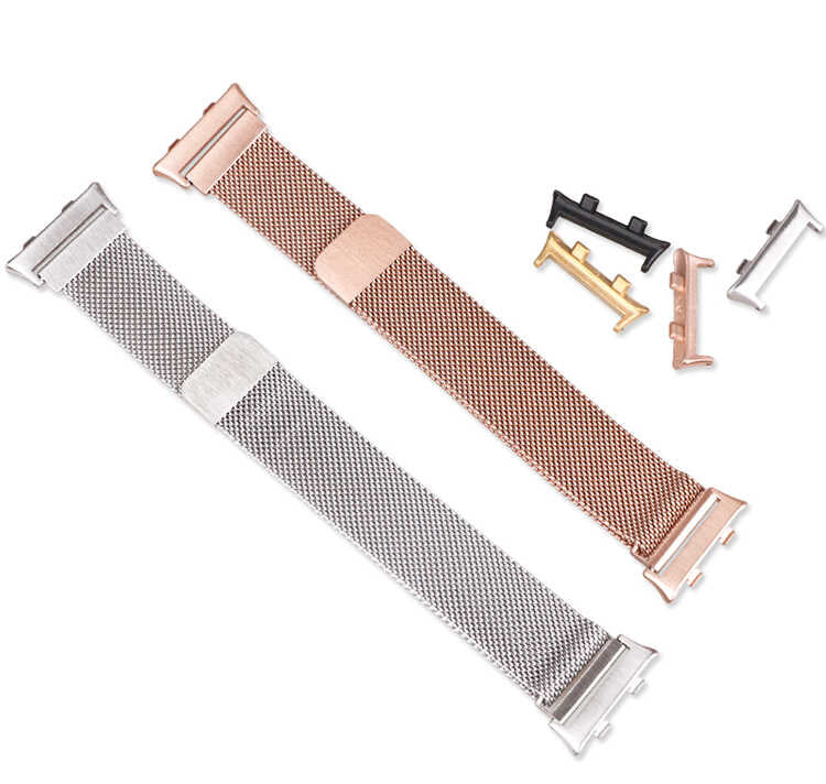 Oppo Watch 41mm 20mm Metal Kordon Dönüştürücü Siyah