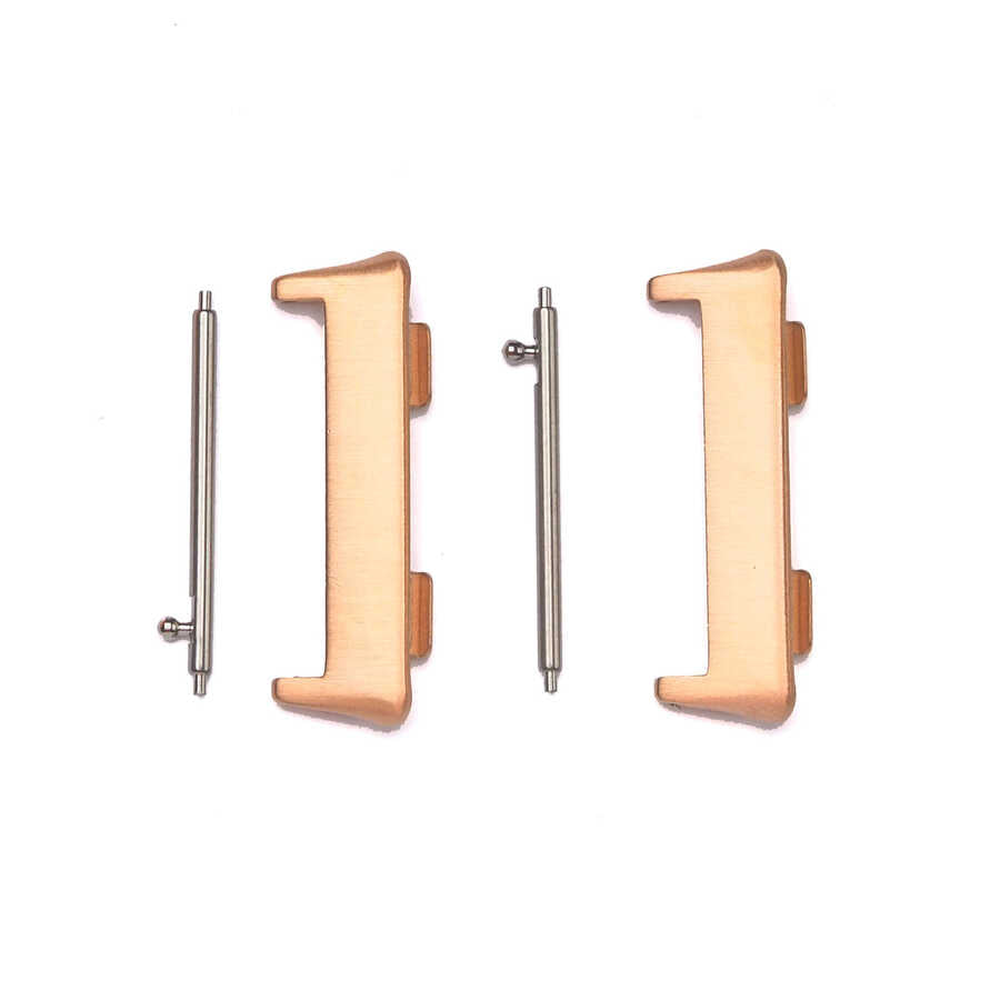 Oppo Watch 46mm 22mm Metal Kordon Dönüştürücü Rose Gold
