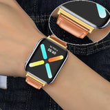 Oppo Watch 46mm 22mm Metal Kordon Dönüştürücü Gold