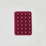 Öpücüklü 02 Çift Taraflı Silikon Telefon Tutucu 6,50cm x 10cm Mürdüm