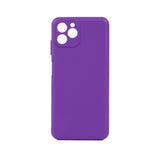 Oukitel C21 Pro Kılıf Zore Biye Silikon Mor