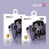 Apple iPhone 14 Zore CL-11 Safir Parmak İzi Bırakmayan Anti-Reflective Kamera Lens Koruyucu Siyah