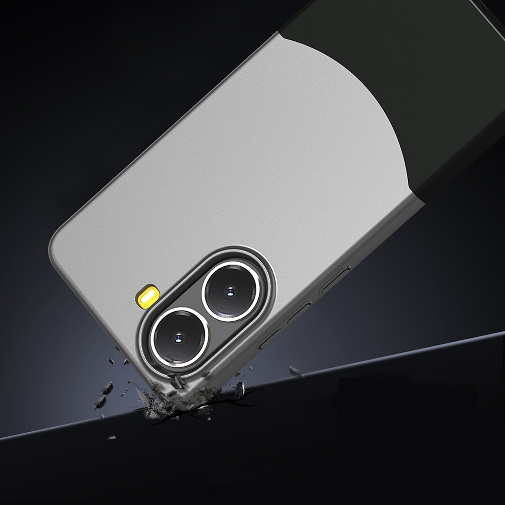 Poco X7 Pro Kılıf Mıknatıslı Zore Duble Kapak Gri