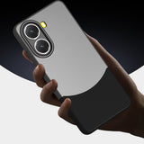 Poco X7 Pro Kılıf Mıknatıslı Zore Duble Kapak Gri