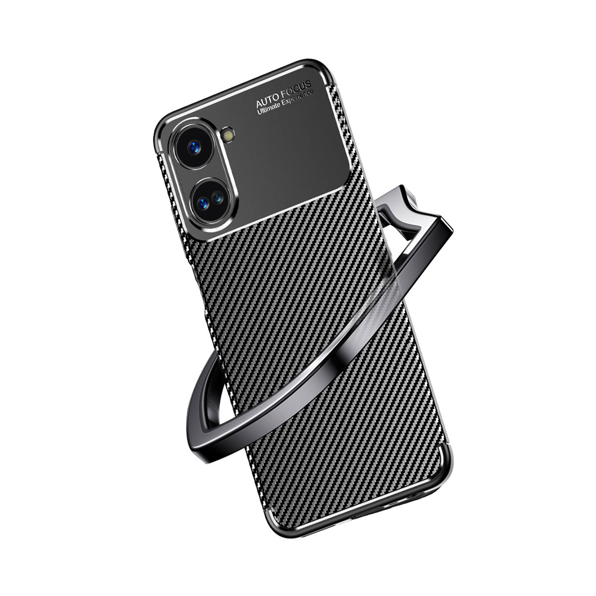 Realme 10 4G Kılıf Zore Negro Silikon Kapak Siyah