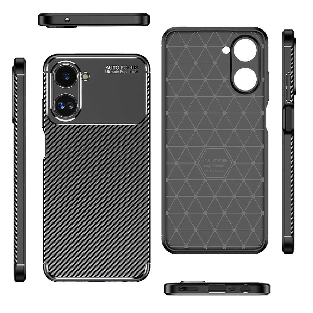 Realme 10 4G Kılıf Zore Negro Silikon Kapak Lacivert