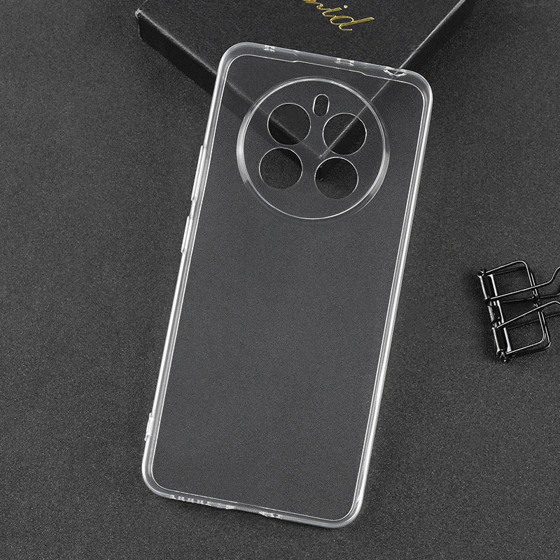 Realme 12 4G Kılıf Zore Süper Silikon Kapak Şeffaf