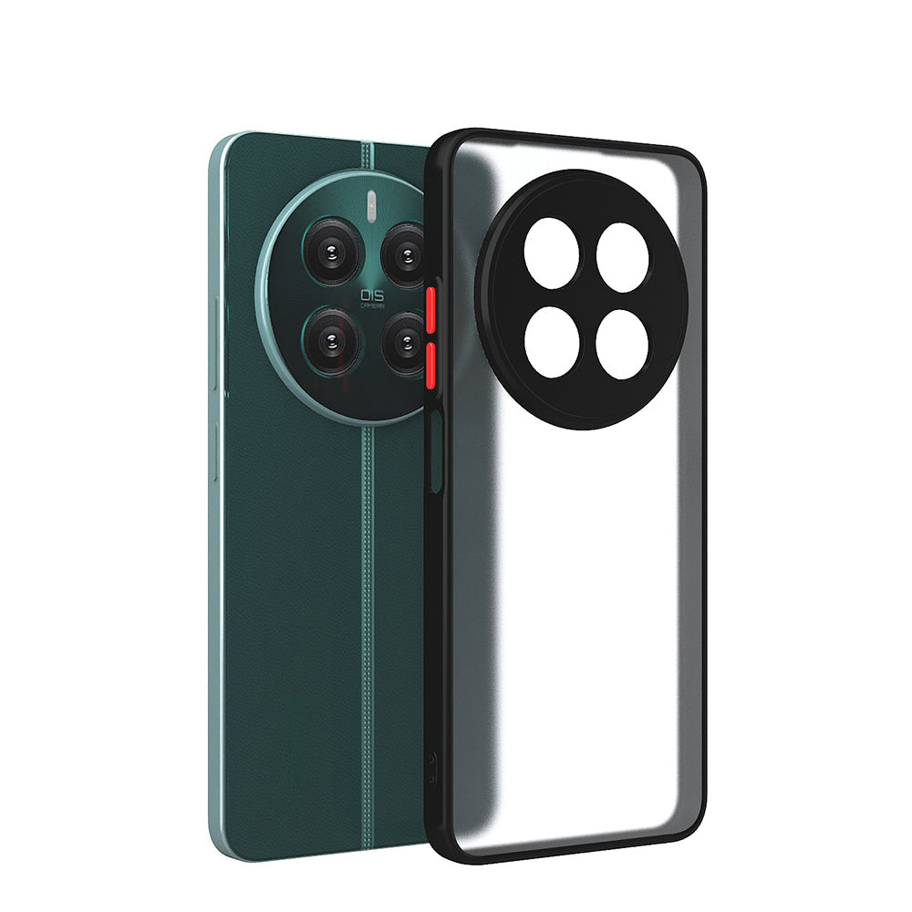 Realme 12 Kılıf Zore Hux Kapak Siyah