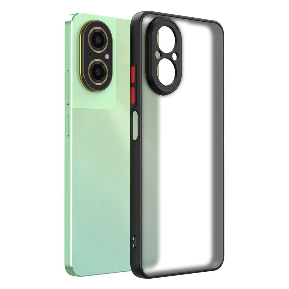 Realme 12 Lite Kılıf Zore Hux Kapak Lacivert