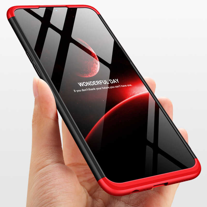 Realme 5 Kılıf Zore Ays Kapak Siyah