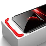 Realme 5 Kılıf Zore Ays Kapak Siyah-Mavi