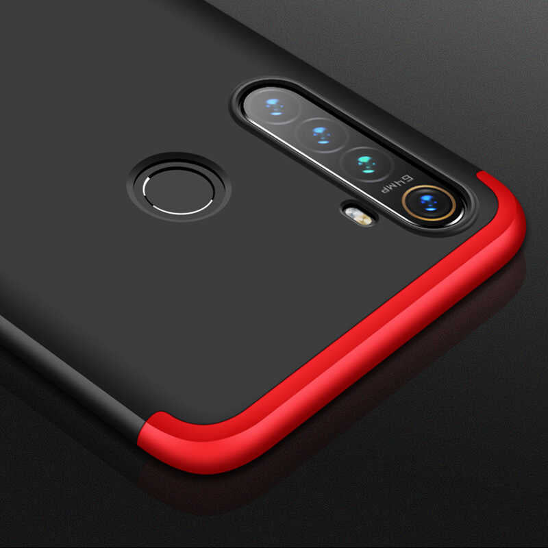 Realme 5 Kılıf Zore Ays Kapak Mavi