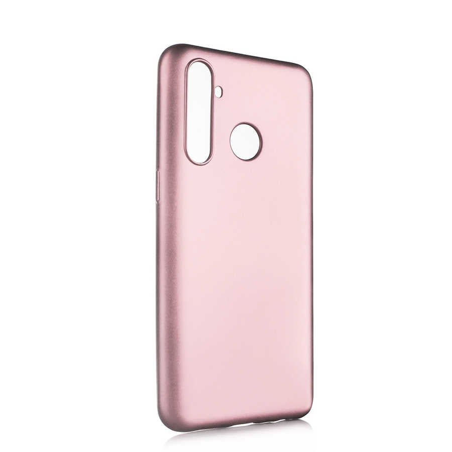 Realme 5 Pro Kılıf Zore Premier Silikon Kapak Gold