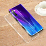 Realme 5 Pro Kılıf Zore Süper Silikon Kapak Renksiz