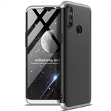 Realme 5İ Kılıf Zore Ays Kapak Siyah-Gri