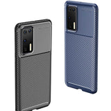 Huawei P40 Kılıf Zore Negro Silikon Kapak Kahverengi