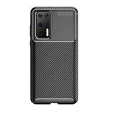 Huawei P40 Kılıf Zore Negro Silikon Kapak Kahverengi