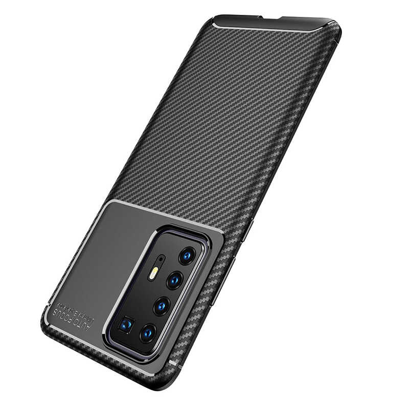 Huawei P40 Pro Kılıf Zore Negro Silikon Kapak Lacivert