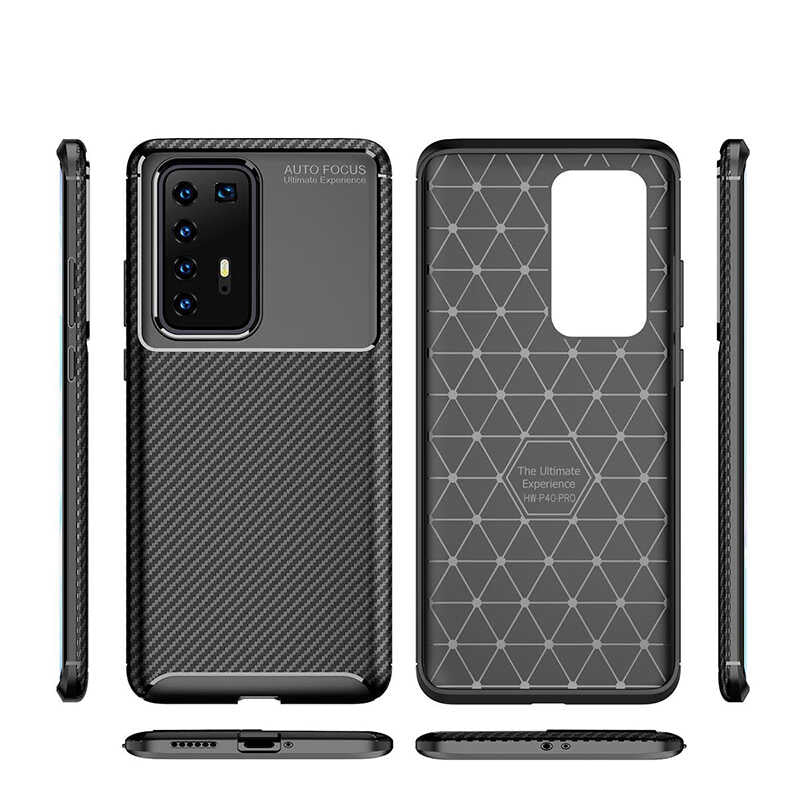 Huawei P40 Pro Kılıf Zore Negro Silikon Kapak Lacivert
