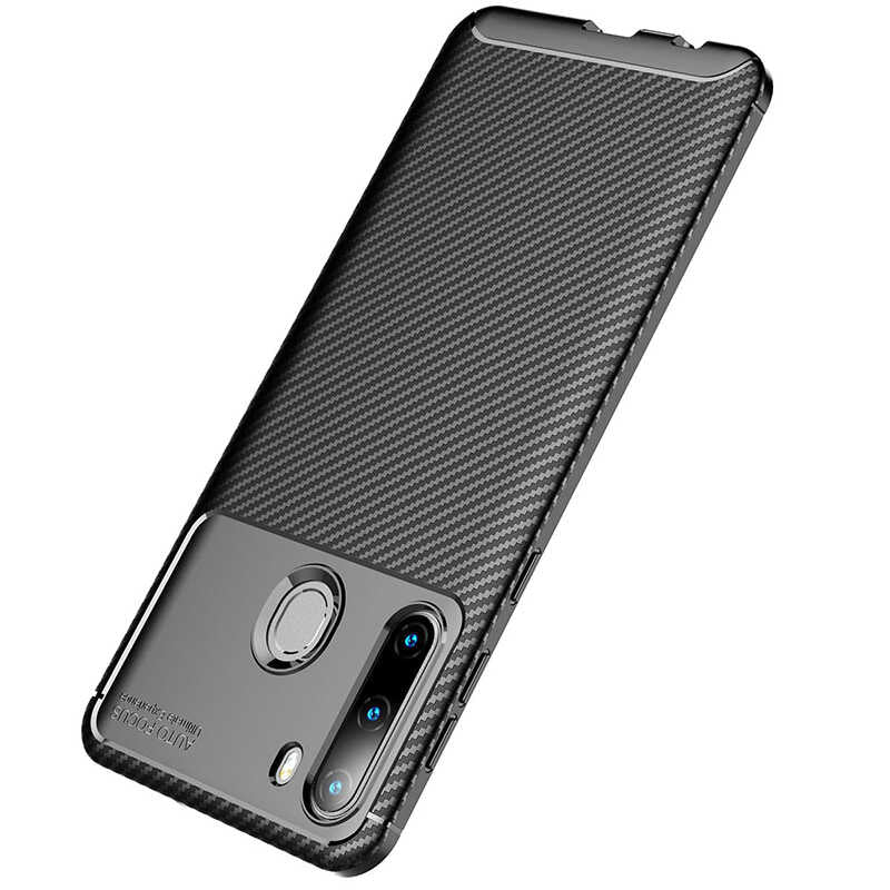 Galaxy A21 Kılıf Zore Negro Silikon Kapak Lacivert