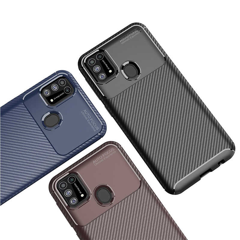 Galaxy M31 Kılıf Zore Negro Silikon Kapak Siyah