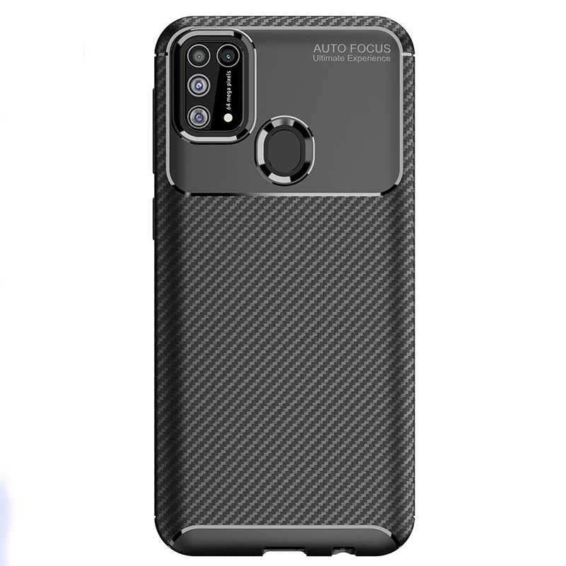 Galaxy M31 Kılıf Zore Negro Silikon Kapak Siyah