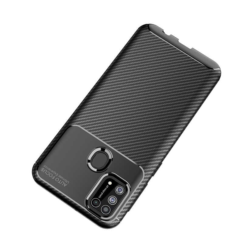 Galaxy M31 Kılıf Zore Negro Silikon Kapak Siyah