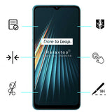 Realme 5İ Zore Kenarları Kırılmaya Dayanıklı Cam Ekran Koruyucu Siyah