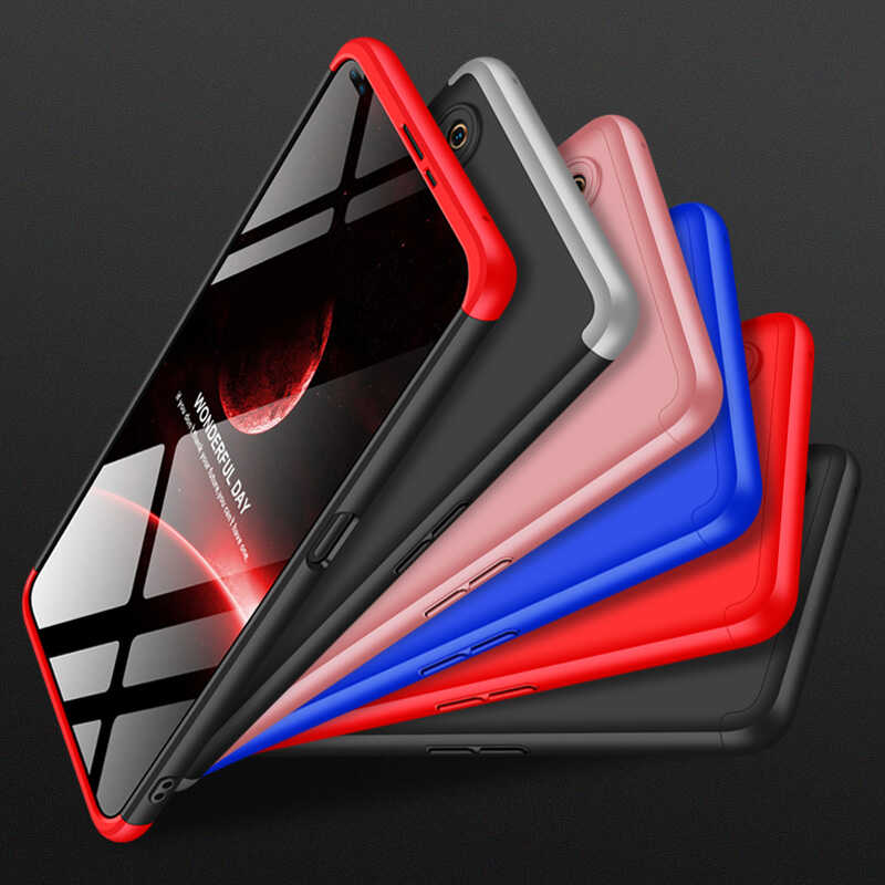 Realme 6 Pro Kılıf Zore Ays Kapak Siyah-Mavi