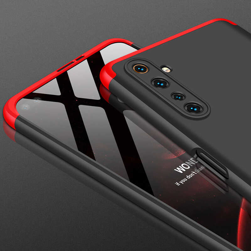 Realme 6 Pro Kılıf Zore Ays Kapak Siyah-Gri