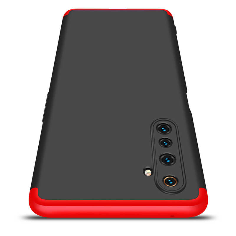 Realme 6 Pro Kılıf Zore Ays Kapak Siyah-Gri
