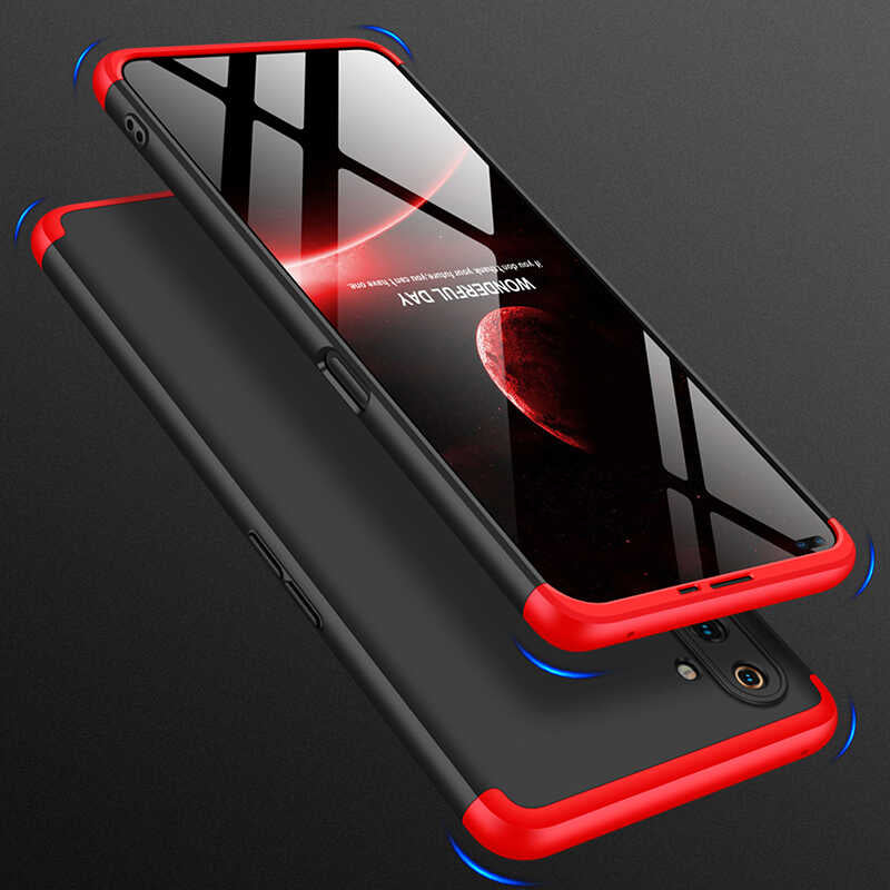 Realme 6 Pro Kılıf Zore Ays Kapak Siyah-Gri