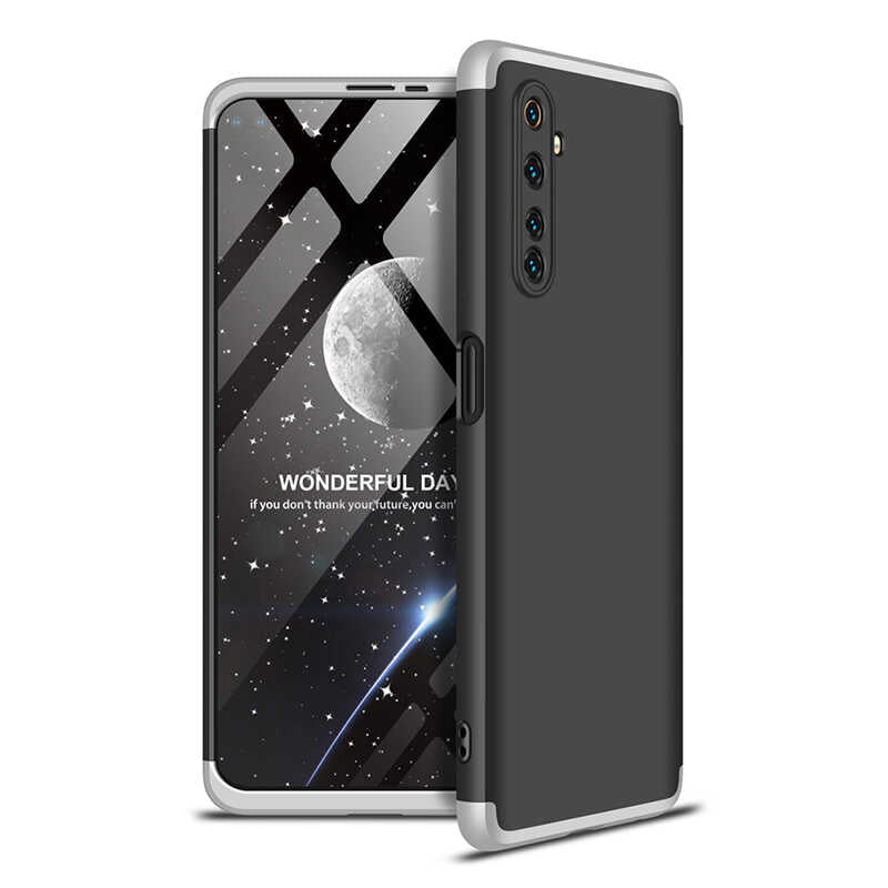 Realme 6 Pro Kılıf Zore Ays Kapak Siyah-Gri