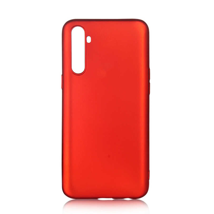 Realme 6 Pro Kılıf Zore Premier Silikon Kapak Kırmızı