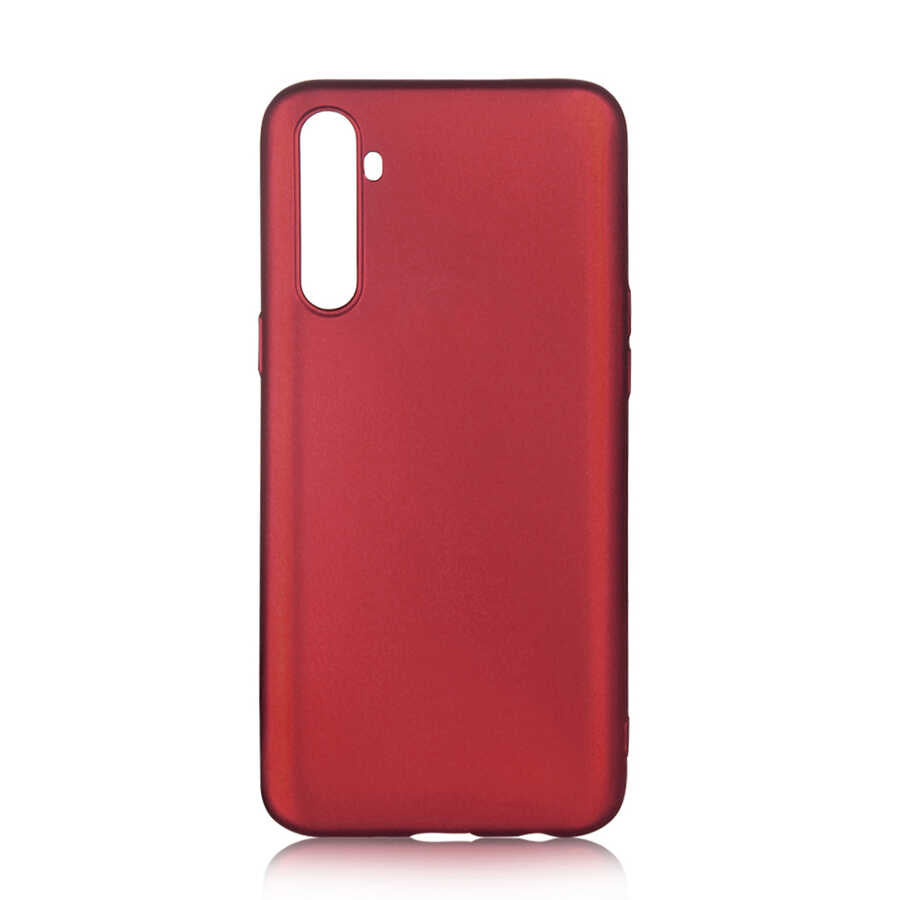 Realme 6 Pro Kılıf Zore Premier Silikon Kapak Mürdüm