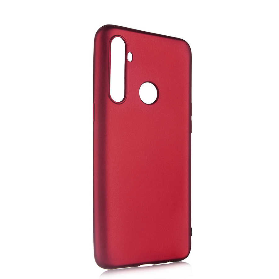 Realme 6İ Kılıf Zore Premier Silikon Kapak Kırmızı