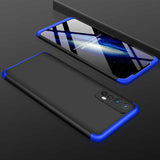 Realme 7 Kılıf Zore Ays Kapak Siyah-Mavi
