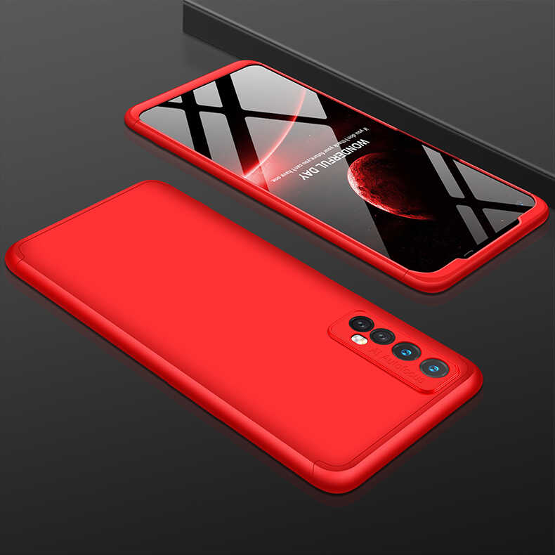 Realme 7 Kılıf Zore Ays Kapak Kırmızı