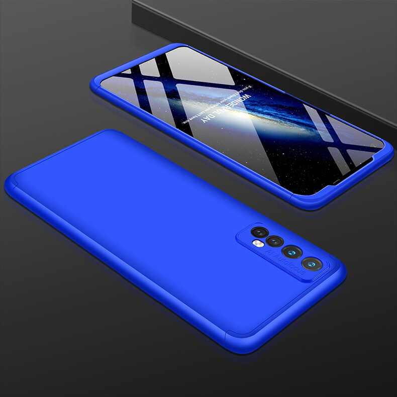 Realme 7 Kılıf Zore Ays Kapak Mavi